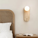 Japanese wabi sabi yellow marble wall light