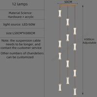 Modern pendant light for a nordic atmosphere in lofts or halls