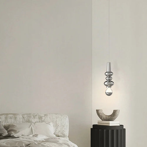 Minimalist Nordic LED pendant light for bar and restaurant - vue 4 sur 12