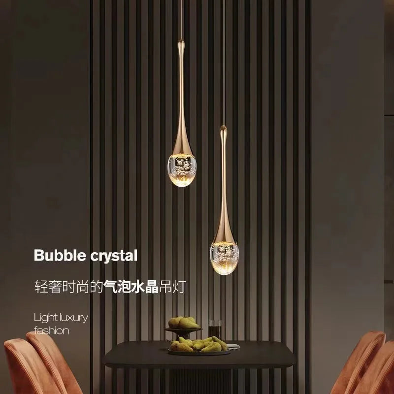 Luxury crystal bubble chandelier for modern decor