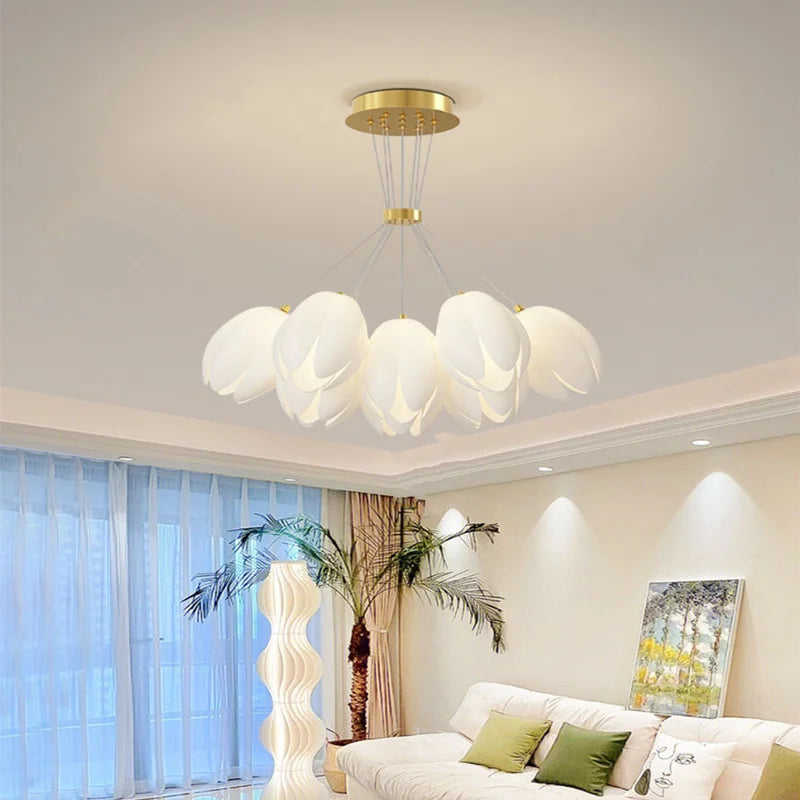 Modern indoor LED pendant light for elegant decor