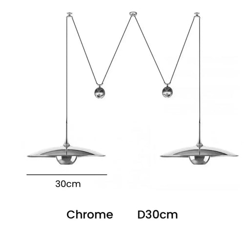 Postmodern adjustable LED pendant light - vue 12 sur 14
