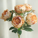 Artificial peony bouquet for decoration and photography