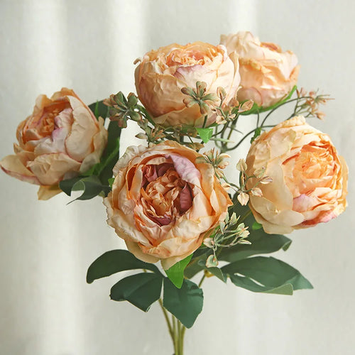 Artificial peony bouquet for decoration and photography - vue 10 sur 11