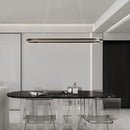 Modern minimalist nordic long LED chandelier