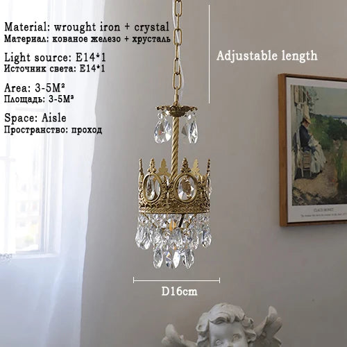 Crystal chandelier for elegant and refined lighting - vue 14 sur 14