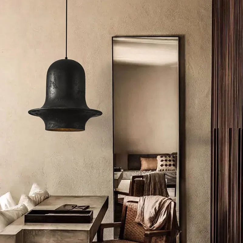 Japanese retro wabi sabi chandelier nordic design for bar