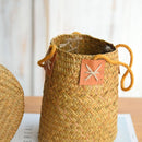 natural seagrass storage basket for various decorations