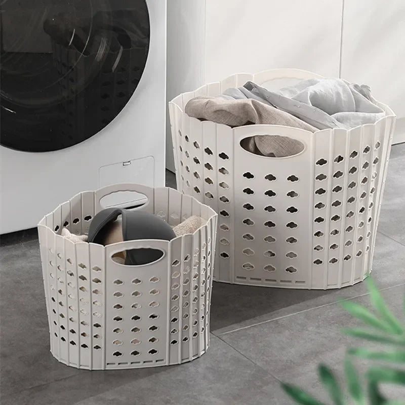 foldable basket for storing clothes and toys