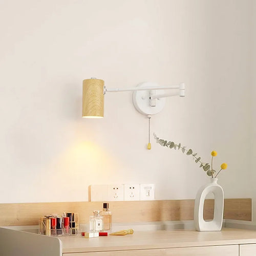 Nordic swivel bedside lamp for reading and study - vue 2 sur 12