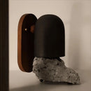 Nordic walnut wall light wabi sabi zen Japanese ambiance