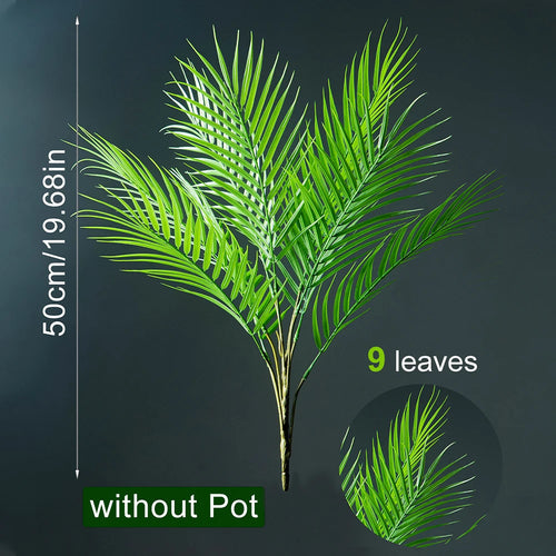 Large artificial tropical palm tree for indoor and outdoor decoration