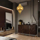 Sandyha Southeast Asian style gold LED chandelier for interior decor