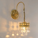 Retro crystal wall light for elegant interior decor