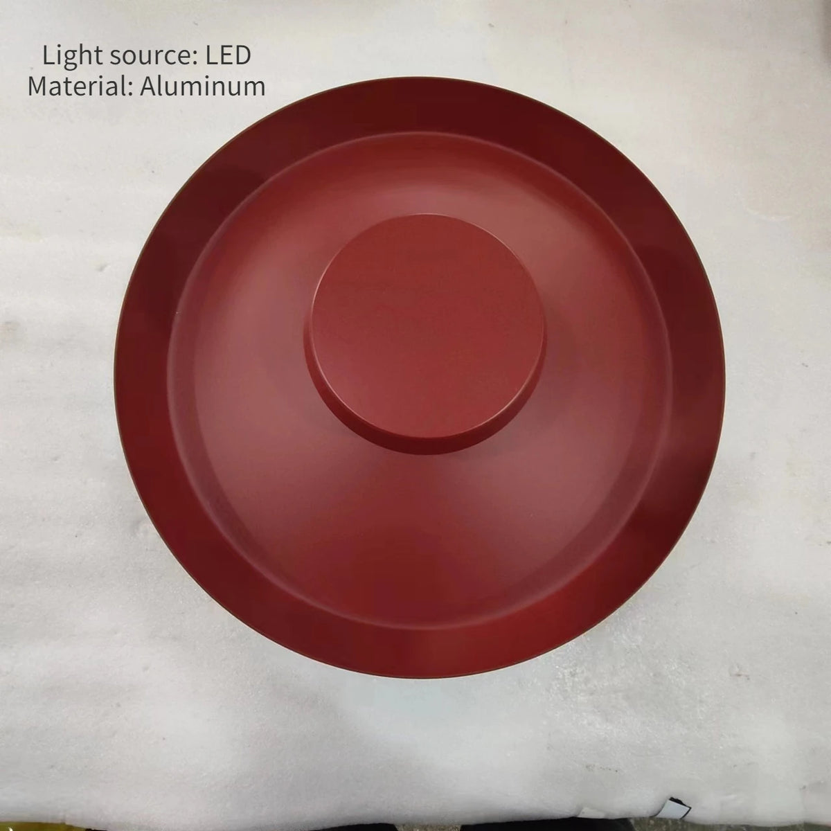 Minimalist aluminium LED ceiling light for any space - vue 9 sur 10