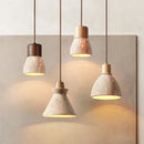 Nordic retro travertine hanging light for indoor decoration