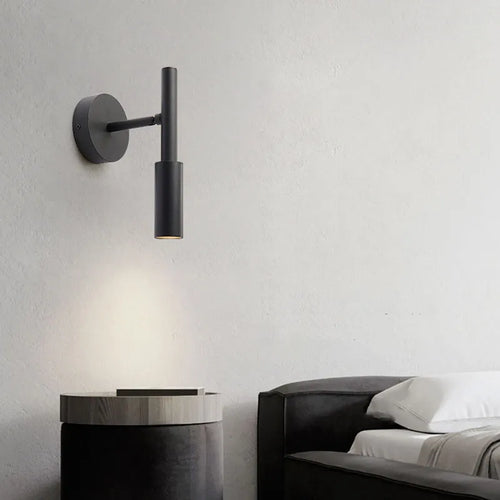 Minimalist rotating LED wall light with adjustable lighting - vue 4 sur 12