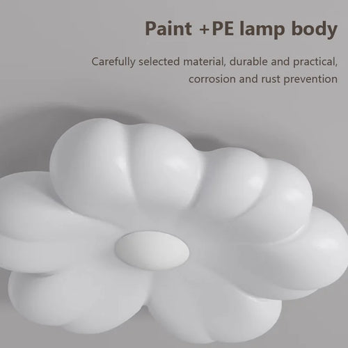 Modern LED flower ceiling light for smart home décor - vue 5 sur 8