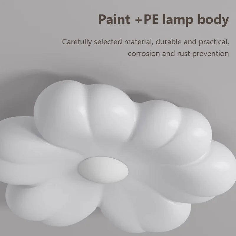 Modern LED flower ceiling light for smart home décor - vue 5 sur 8