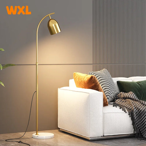 Modern LED floor lamp with adjustable lighting nordic design - vue 2 sur 8
