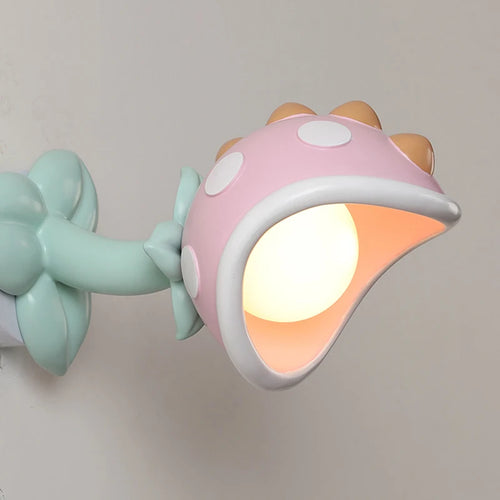 Children's resin wall light with LED for kids' room - vue 6 sur 6