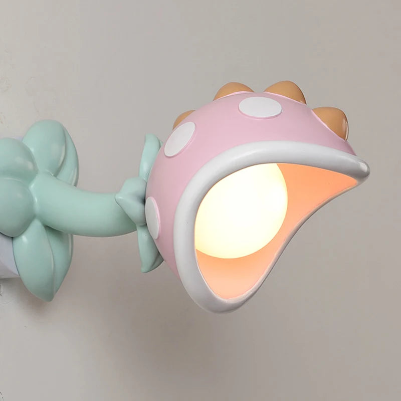 Children's resin wall light with LED for kids' room - vue 5 sur 6