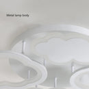 lustre en forme de nuage blanc pour enfants romantique