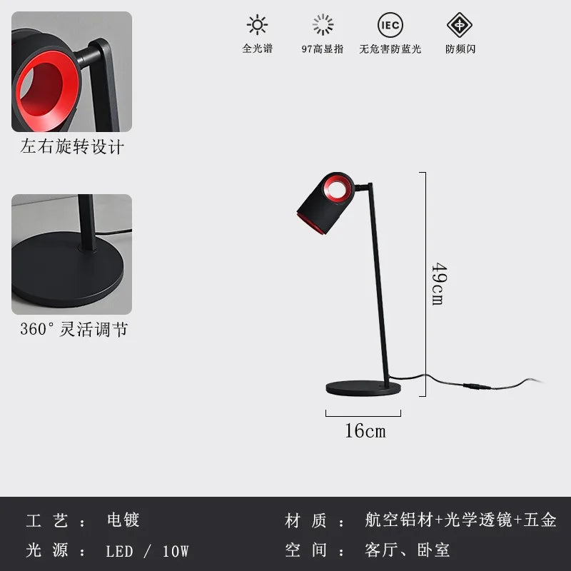Modern minimalist Italian floor lamp with adjustable ambience for interiors