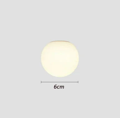 Minimalist glass LED wall light for indoor use - vue 9 sur 14