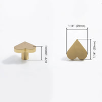 heart shaped brass wall hooks for cute accessories