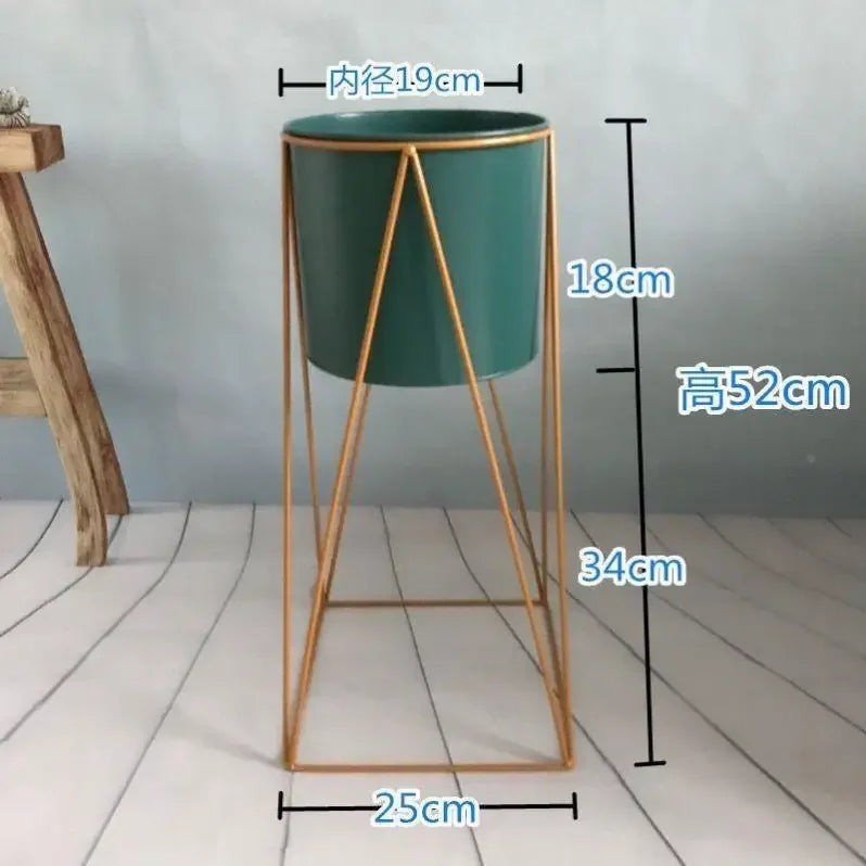 elegant wrought iron stand for indoor plants and flowers