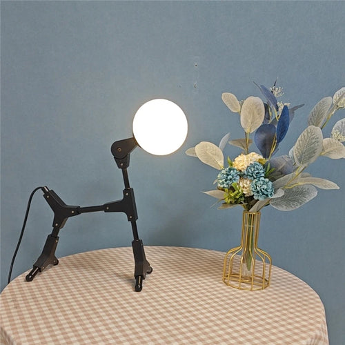 Abstract animal iron floor lamp nordic decor - vue 4 sur 7