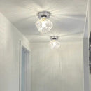 Modern glass ceiling light for elegant interior decor