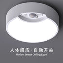 Rechargeable LED ceiling light with motion sensor, dimmable and remote control