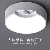 Rechargeable LED ceiling light with motion sensor, dimmable and remote control