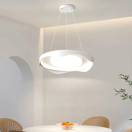 Simple modern nordic log style pendant light with eye protection