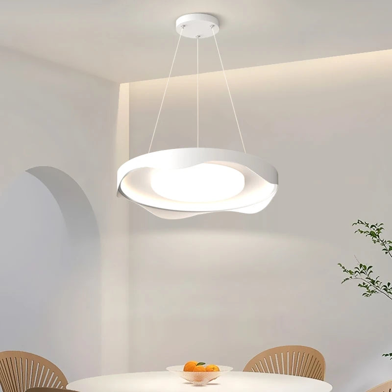 Simple modern nordic log style pendant light with eye protection