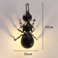 Creative insect wall light for interior decoration