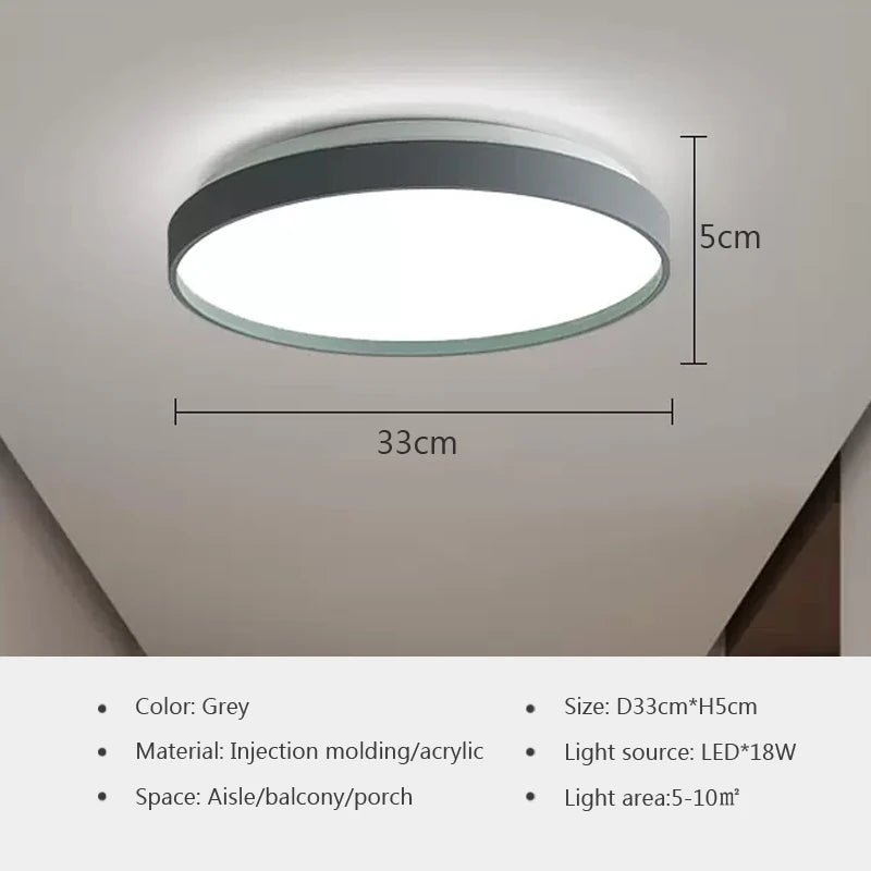 Modern minimalist ceiling light for elegant interior decor