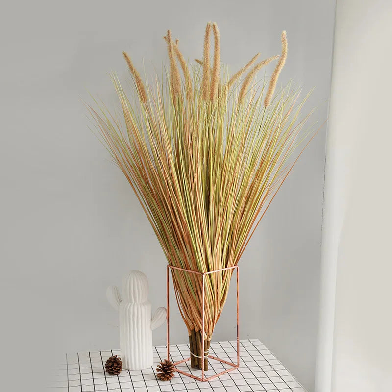 Artificial plants onion grass and pampas for indoor and outdoor decoration - vue 10 sur 10