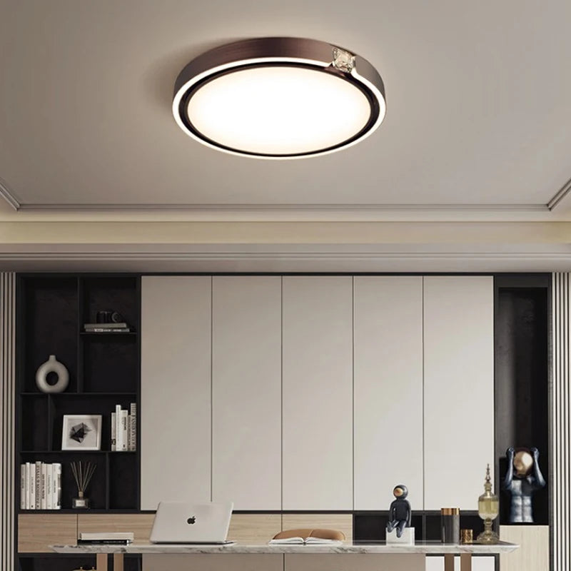 Modern luxury ring ceiling light for interiors - vue 3 sur 12