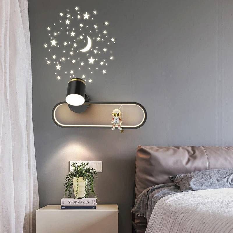 Nordic starry sky wall light for children's bedroom