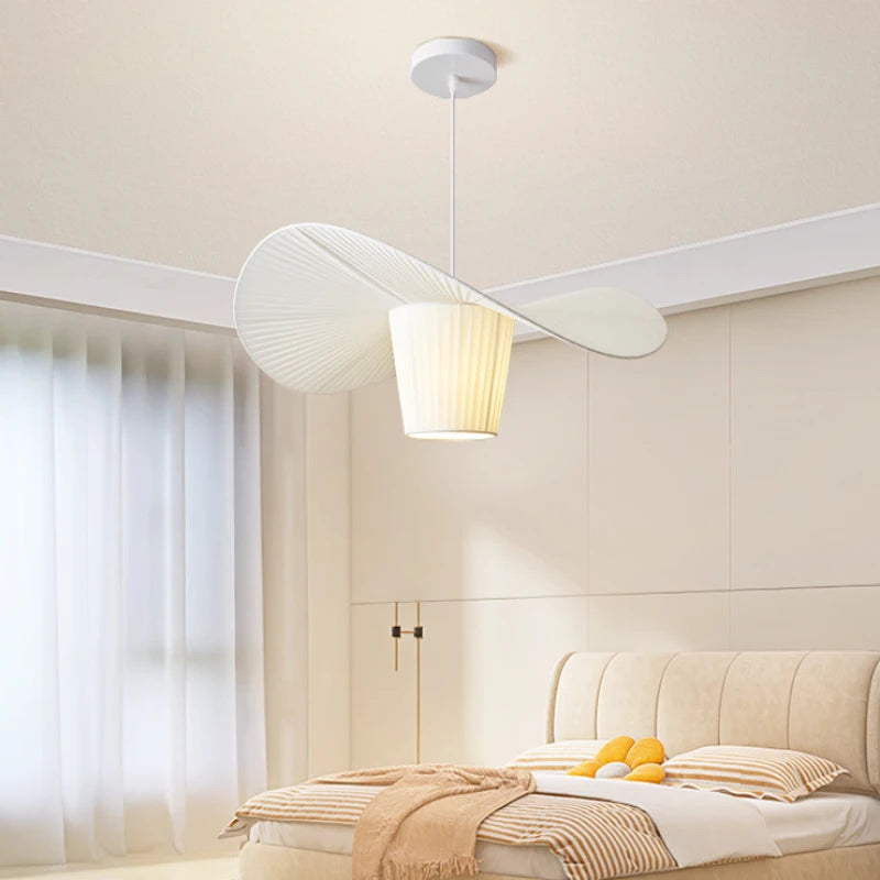 Modern minimalist fabric chandelier for interior decoration