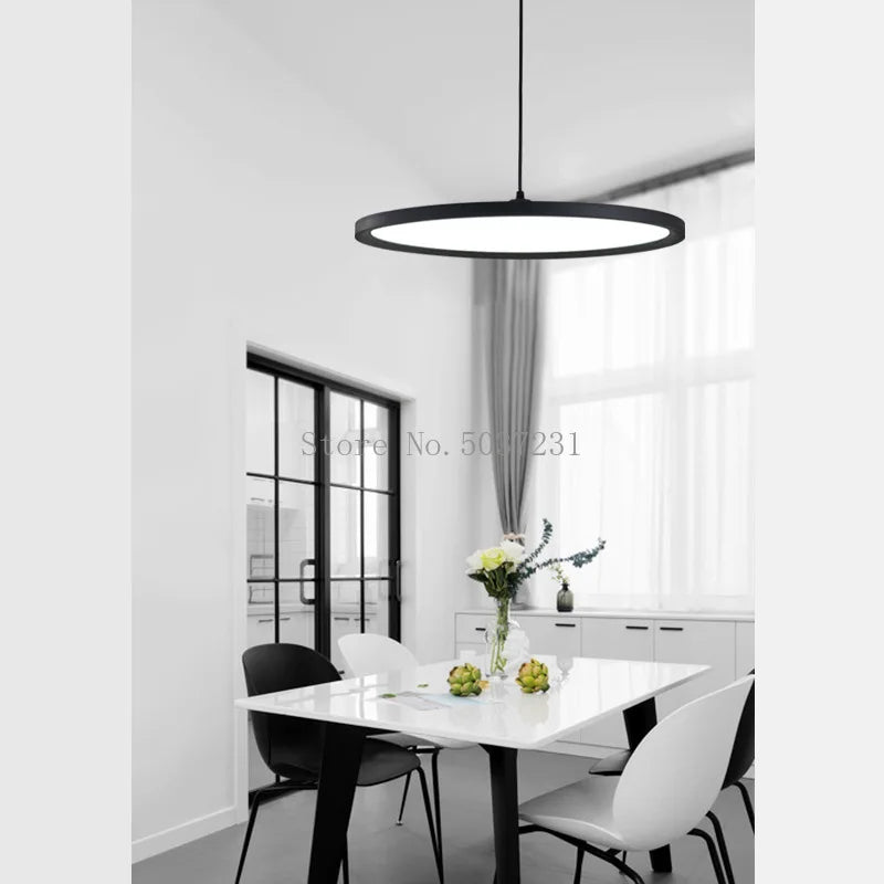 Modern nordic LED chandelier for interiors - vue 4 sur 12