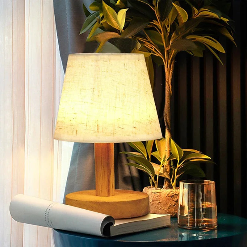 Retro Japanese table lamp for elegant interior decor