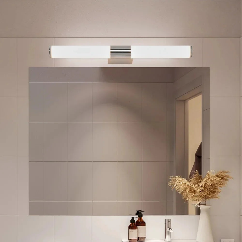 Waterproof LED bathroom mirror wall light, 12W 16W 22W AC85-265V modern LED tube - vue 4 sur 9