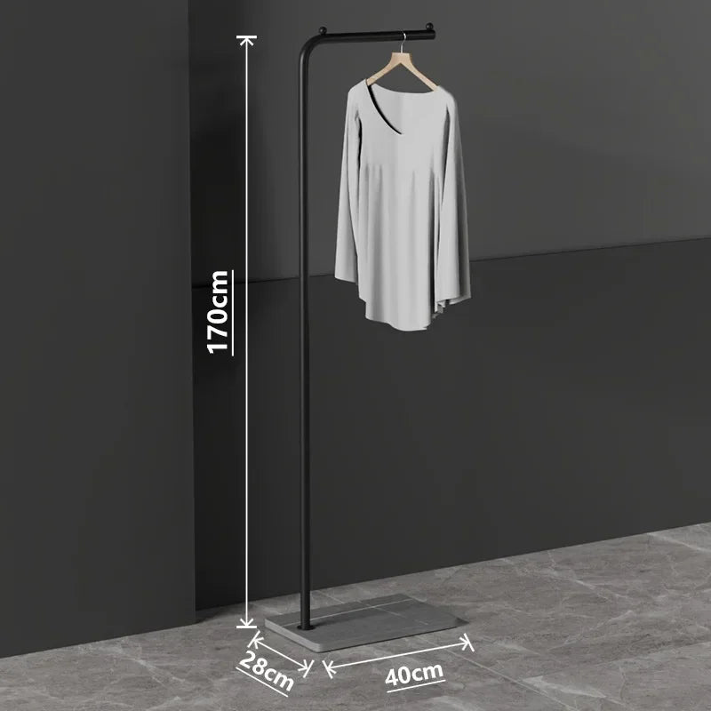 lightweight and modern Nordic clothes rack for stylish storage - vue 24 sur 41