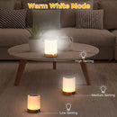 Touch LED table lamp with RGB, portable bedside light with touch sensor for children's gifts