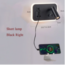 LED bedside wall lamp with USB port and rotary switch