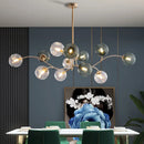 Luxury Nordic glass ball chandelier